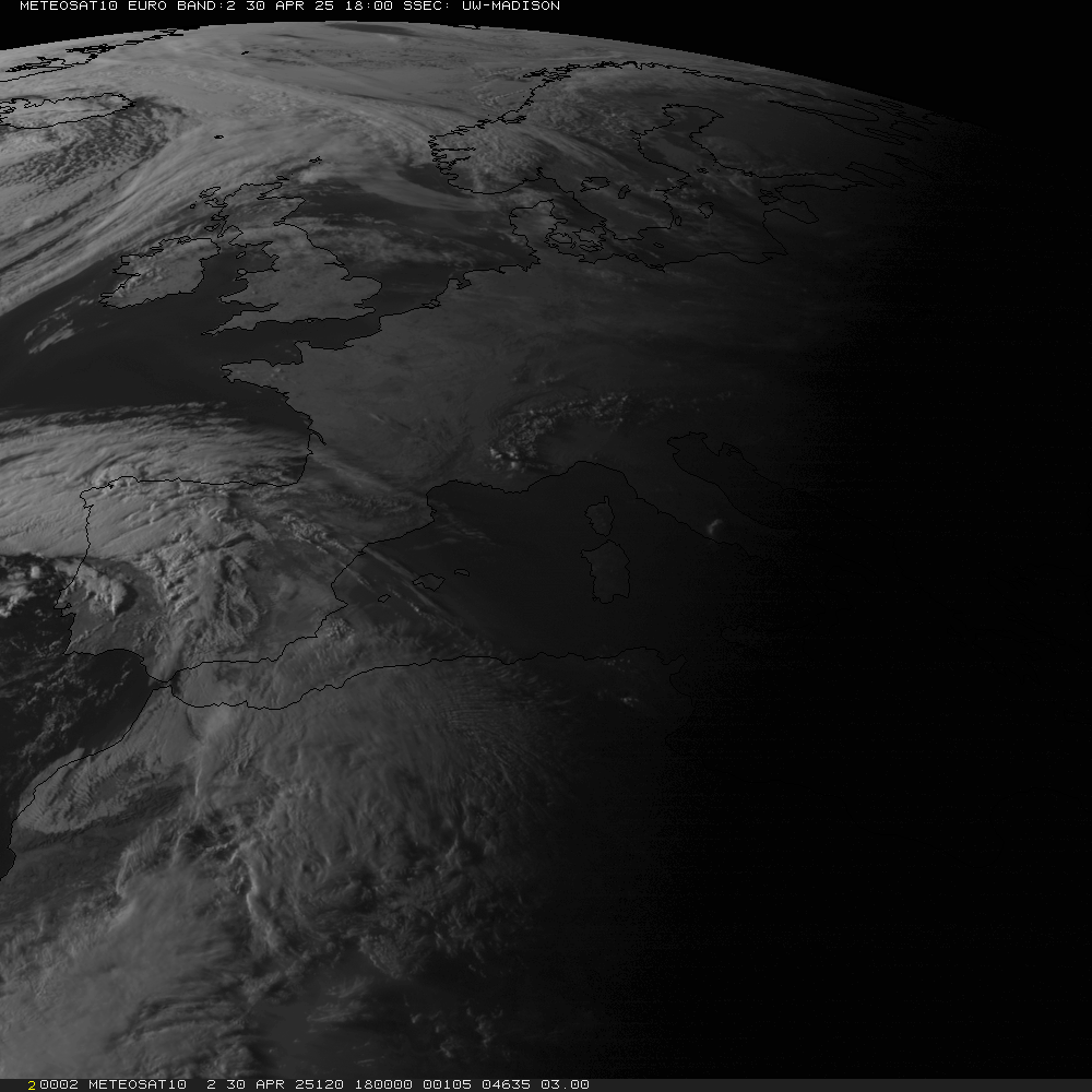 latest Visible weather satelite of europe world Weather