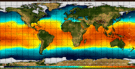 Latest sea temperatures globally