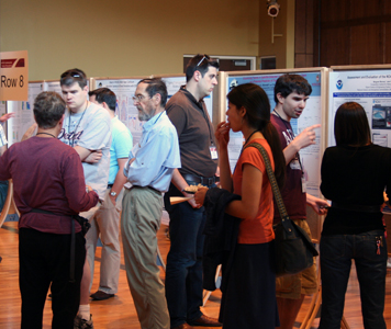 attendees of poster reception