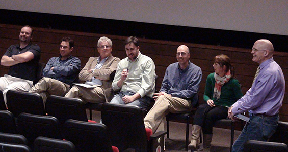 After their presentations Tristan L'Ecuyer, Robert Holz, Paul Menzel, Andrew Heidinger, Mark Kulie, Elisabeth Weisz, and Steve Ackerman fielded questions and suggestions from the audience