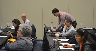 Jordan Gerth (pictured) and other SSEC/CIMSS scientists collaboratively instructed the course. Credit: SSEC.