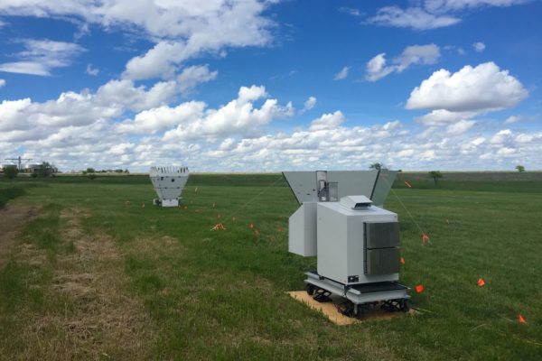 An Atmospheric Emitted Radiance Interferometer (AERI) operating during the Plains Elevated Convection At Night (PECAN) field campaign in 2015. Credit: Jon Gero, SSEC.