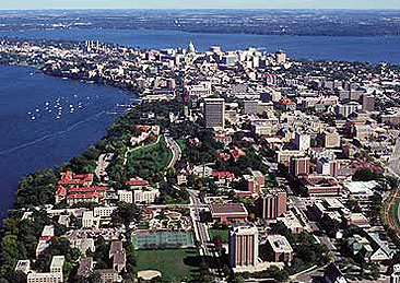 Aerial View of Madison