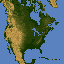 Current North America NOAA16 Orbit Tracks