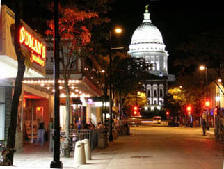 View of the Capitol from State Street