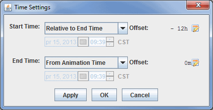 Image 4: Time Settings Window