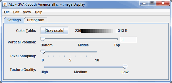 Image 1: Settings Tab of Image Controls Properties Dialog