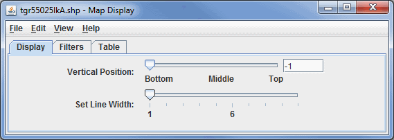 Image 1: Display Tab of Shapefile Controls Display Properties Dialog
