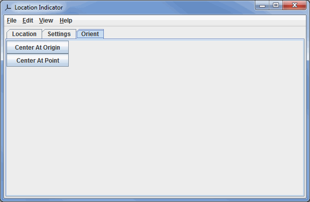 Image 3: Orient Tab of the Location Indicator Dialog