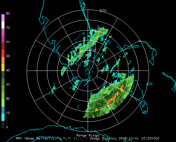 Image 1: Level III Radar Display