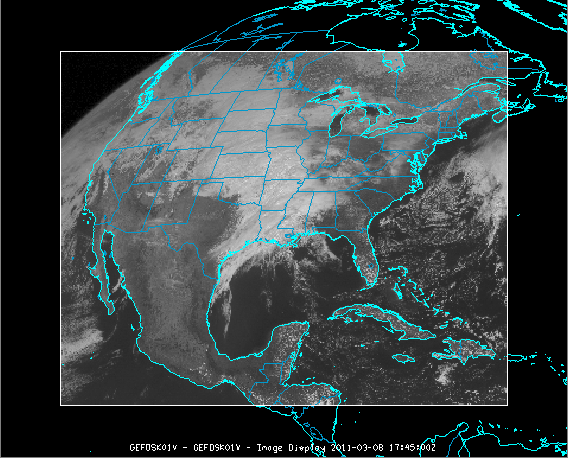 Image 1: Satellite Display in the Main Display Window