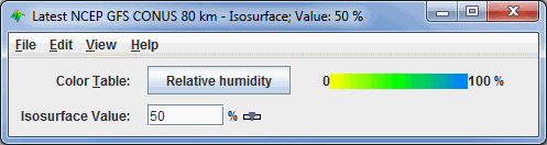 Image 1: Isosurface Controls Properties Dialog