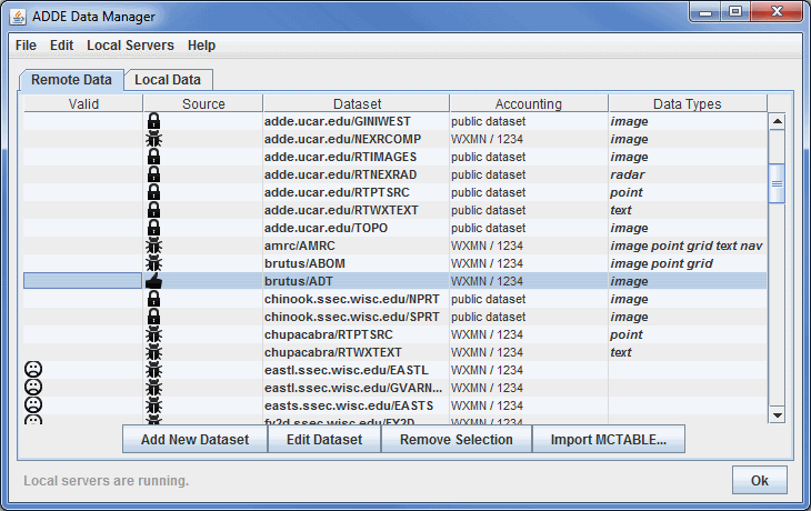 Image 1: Remote ADDE Data Manager