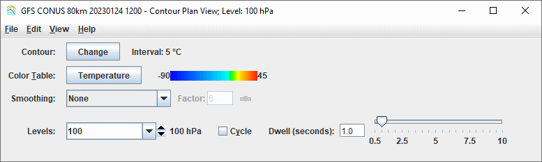 Image 1: Contour Plan View Controls