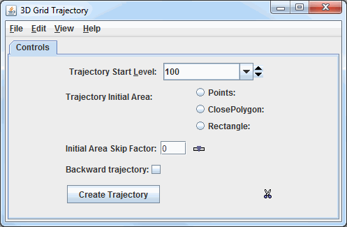 Image 1: Grid Trajectories Layer Controls