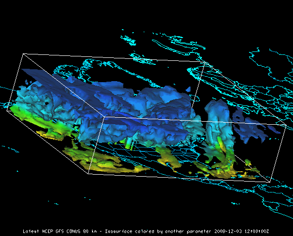 Image 2: 3D Isosurface Display Colored by Another Parameter