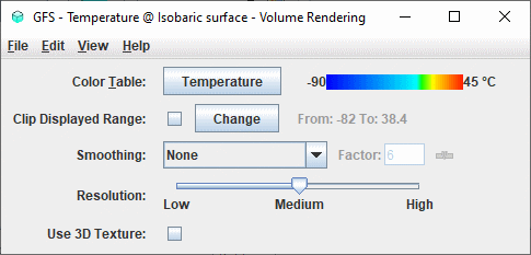 Image 1: Volume Rendering Controls Properties Dialog