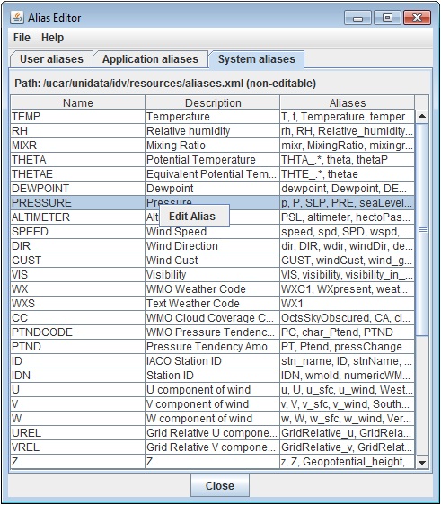 Image 1: Alias Editor