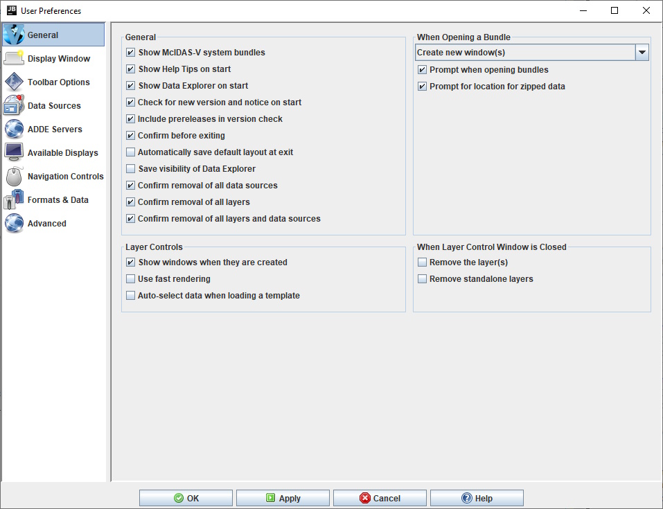 Image 1: General Preferences