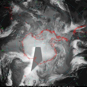 First Antarctic composite image of 30 October 1992.