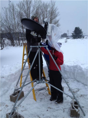 Mark Kulie and team deploy the MRR in Michigan. 