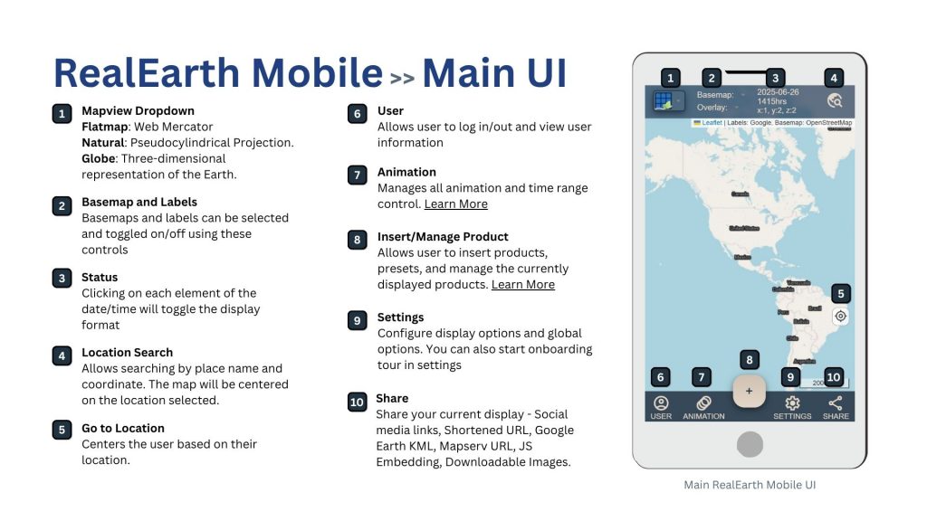 Preview image of RealEarth mobile document