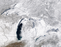 Great Lakes in spring