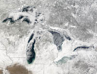 Great Lakes in winter thumbnail