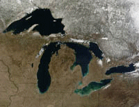 Great Lakes seasons animation