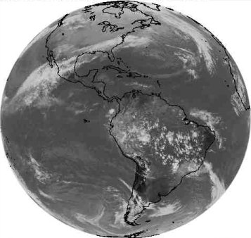 GOES East, Channel 4 image from 22 Jan 2007