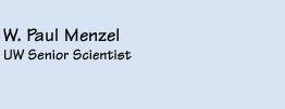 w. Paul Menzel, UW Senior Scientist